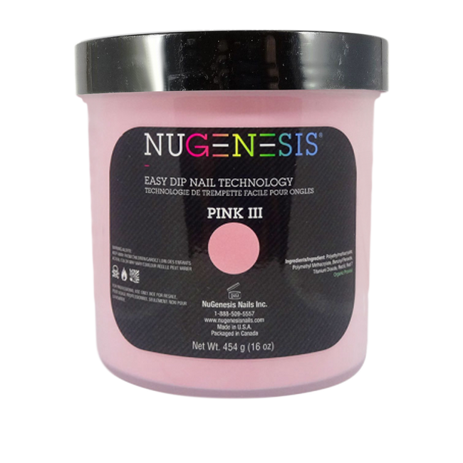 Nugenesis Color Powder - NU Pink III 16oz Hover Image
