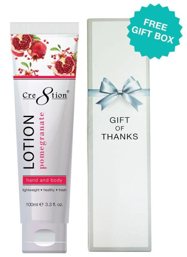 Cre8tion Hand & Body Lotion Pomegranate 100ml/3.3oz + Free Gift Box
