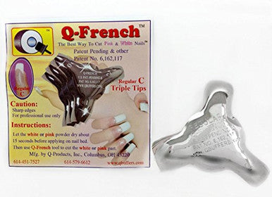 Q-French Triple Tips Cutter (Regular-C)