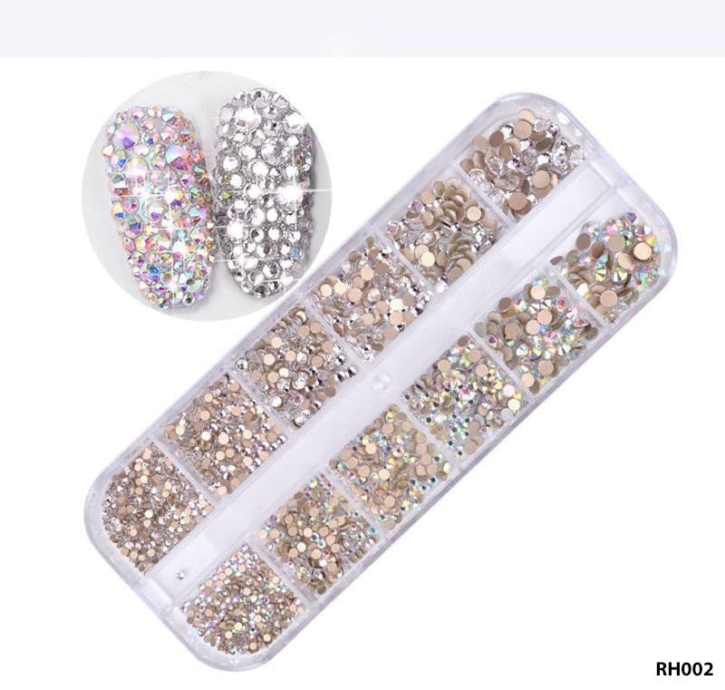 3D Design Brush ( Set of 8 ) + FREE 1 Set Rhinestone 1440pcs