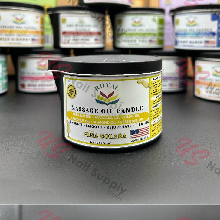 ROYAL Massage Oil Candle 6oz - Pina Colda