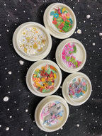 Flowers & Butterfly Mix Nail Art Decal (set of 6) Na026