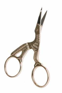 Stainless Stork Scissors (Gold)