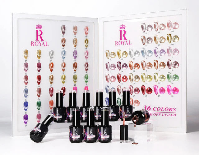 ROYAL SPARKLY REFLECTIVE CAT EYE COLLECTION | 36 COLORS