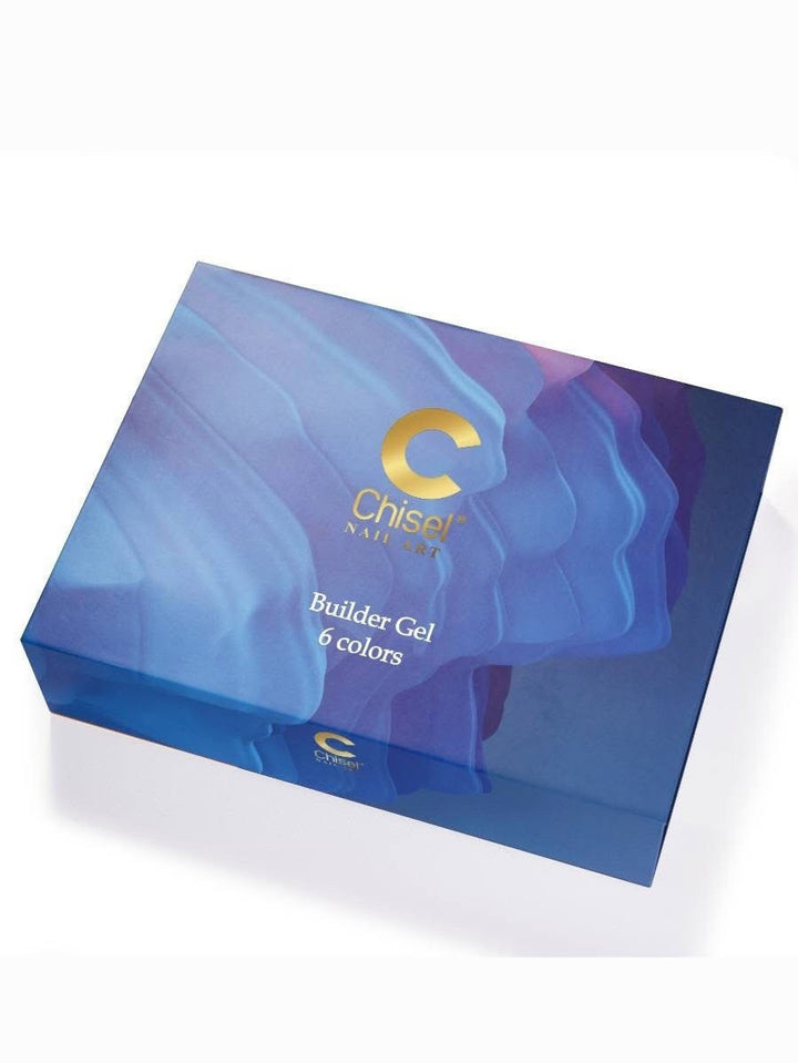 Chisel Builder Gel 6 Colors 30ml Kit + Free Color Chart