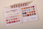 Qéline21 Sheer Beauty Chrome Gel 48 Colors + Free 5 Set Gel Top Base + 2 Chrome Powder