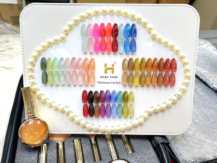 HANG Platinum Cateye 18ml 36 Colors + Free Vali + Display