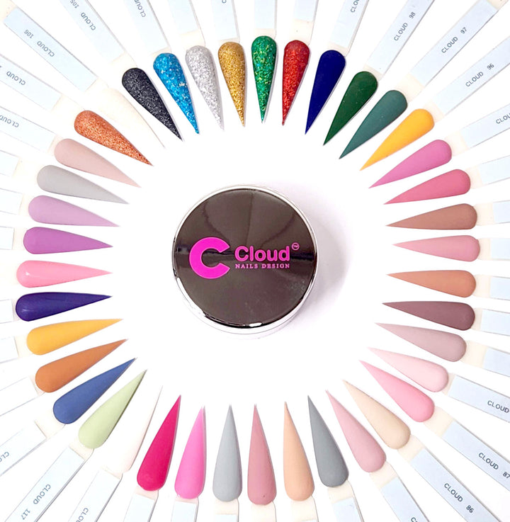 full line chisel cloud 120 Colors + Free Random 20 Chisel Dip Powder 2oz