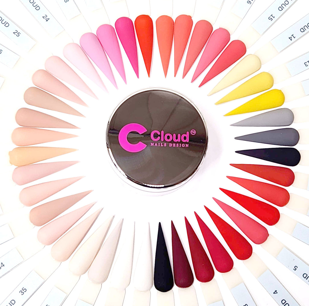 full line chisel cloud 120 Colors + Free Random 20 Chisel Dip Powder 2oz
