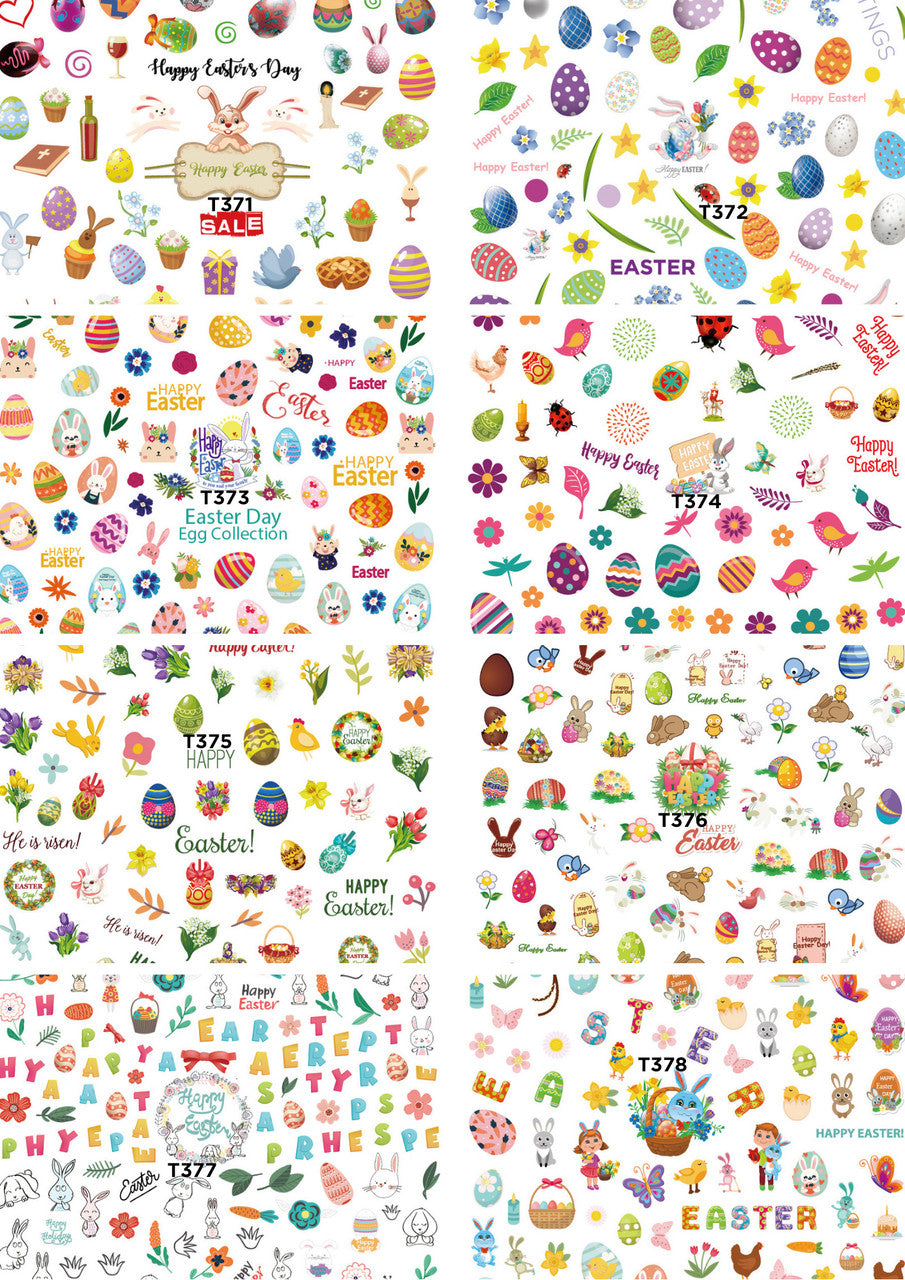EASTER NAIL STICKER