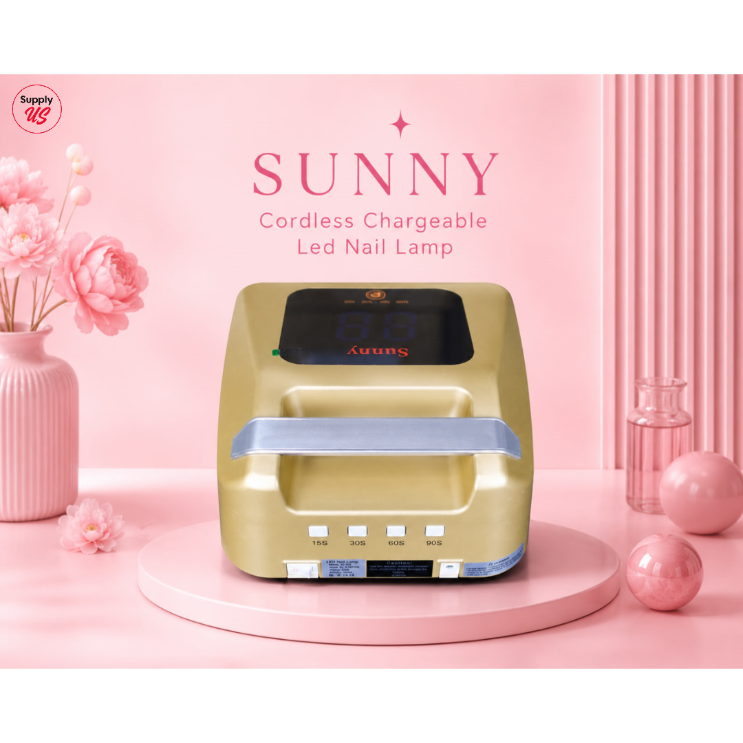 Sunny Cordless Chargeable Led Nail Lamp (Gold)