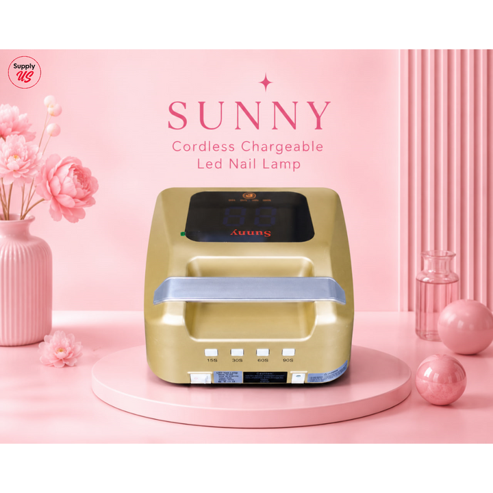 Sunny Cordless Chargeable Led Nail Lamp (Gold)