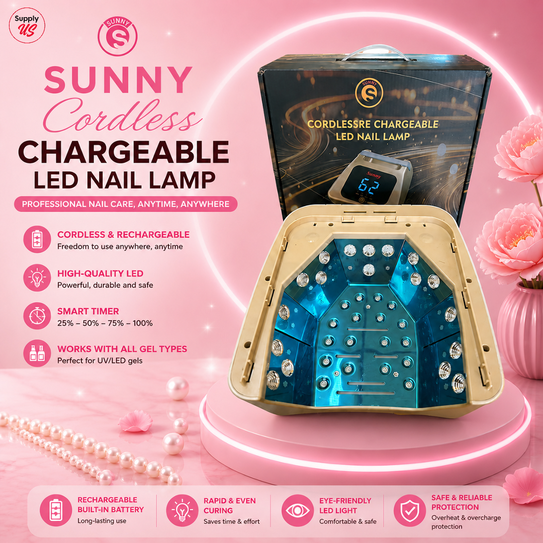 Sunny Cordless Chargeable Led Nail Lamp (Gold)
