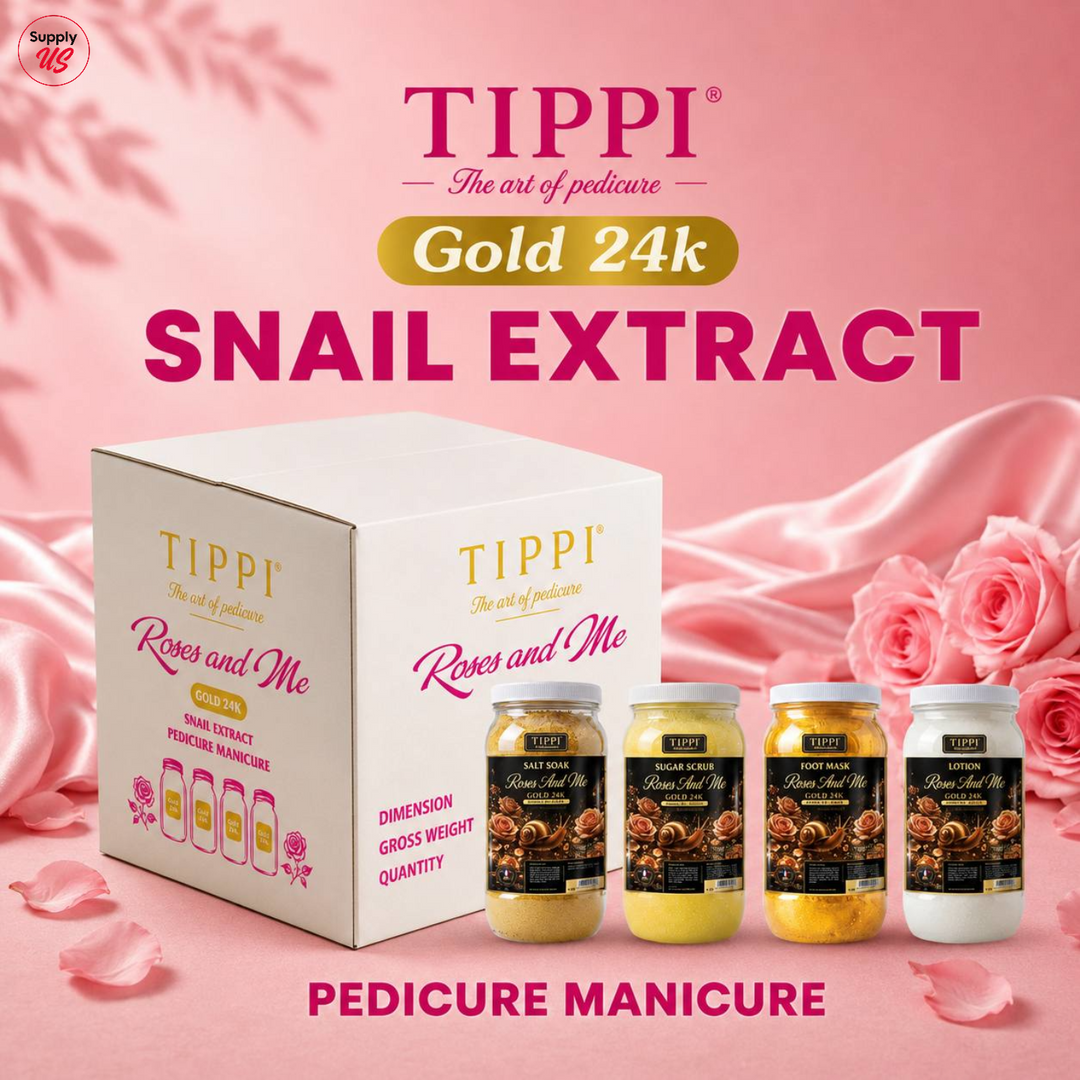 TIPPI Gold 24K Snail Extract 4-Step Pedicure – Roses And Me Scent
