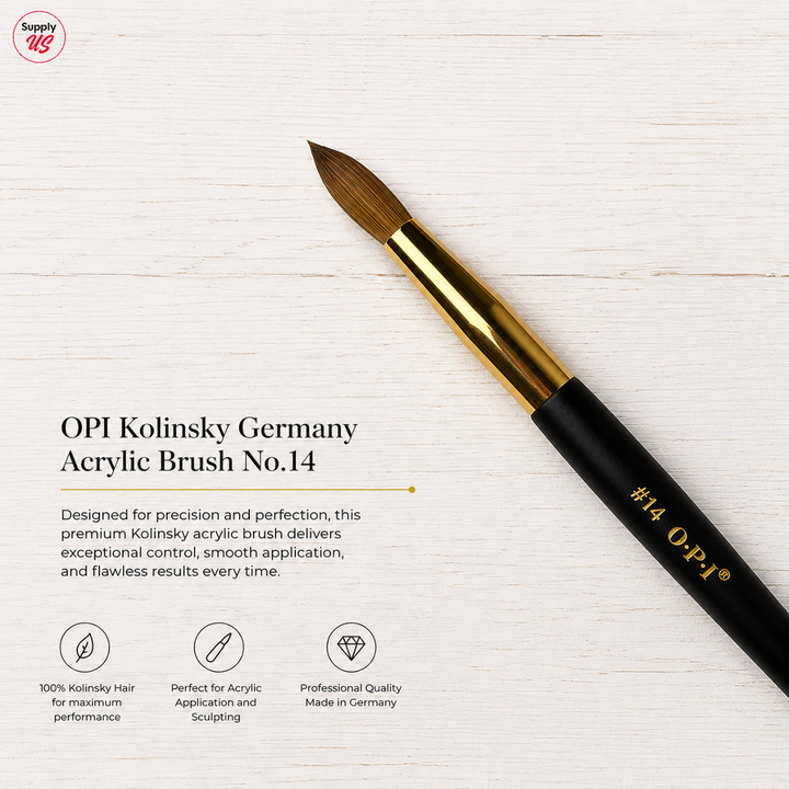 OPI Kolinsky Germany Acrylic Brush No.14