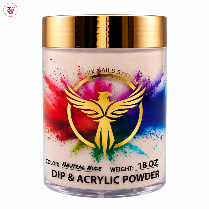 Phoenix Dip &amp; Acrylic Powder 18oz - S12 (Neutral Nude)