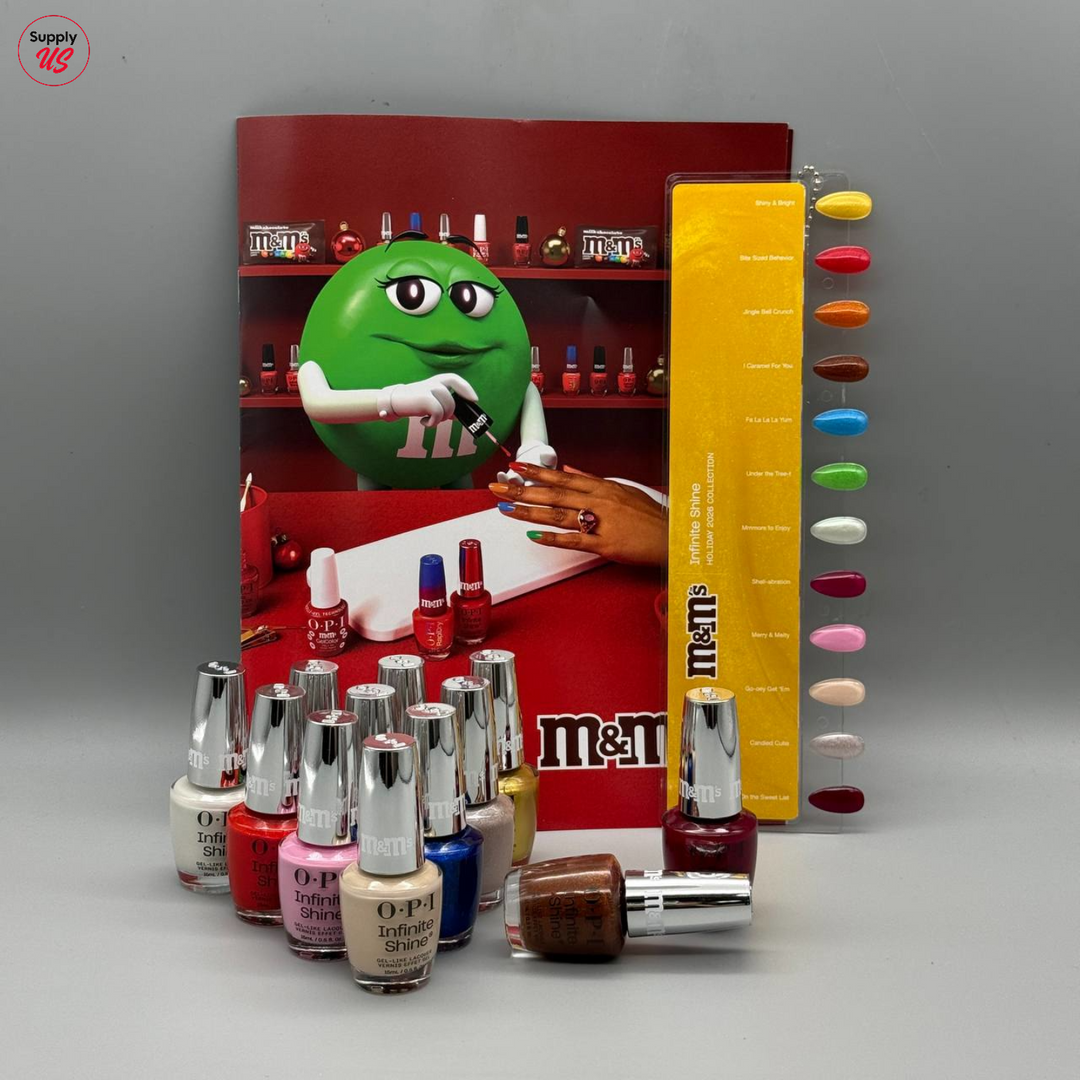 OPI Infinity Shine Sweeten Your Mani x M&amp;M’s Holiday 2026, 12-Piece Display - INFINITE SHINE
