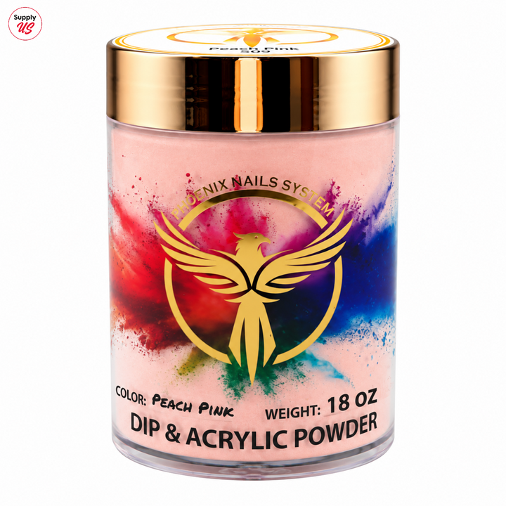 Phoenix Dip &amp; Acrylic Powder 18oz - S09 (Peach Pink)