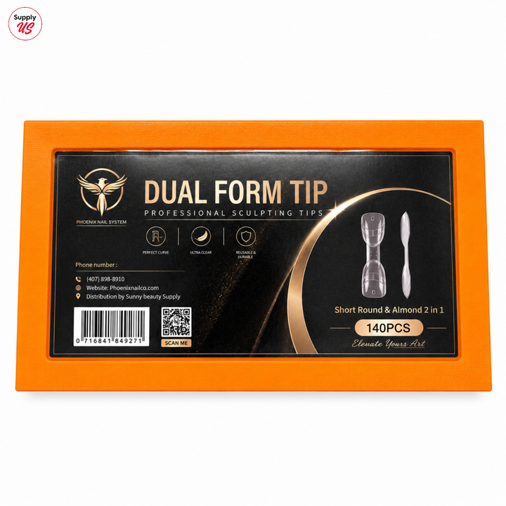 Phoenix Double-Ended Nail Form 2in1 Classic - Almond &amp; Oval - 14 sizes 140pcs/box - 