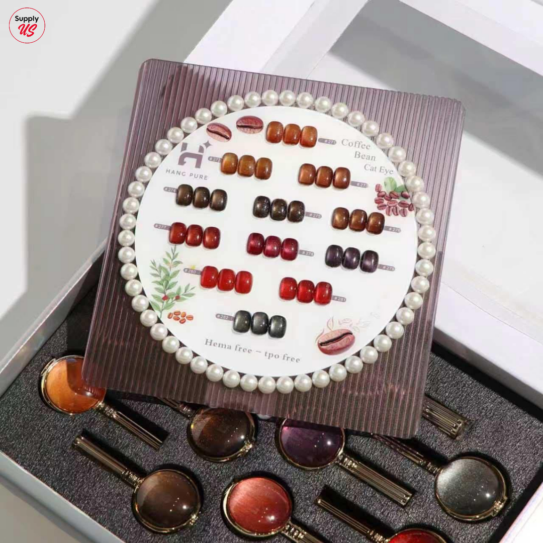 Hang Cateye Coffee Bean Collection 12 Colors - Free 2 Magnet