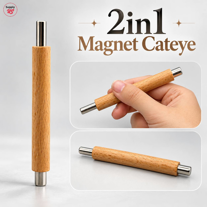 Wooden 2in1 Magnet Cateye