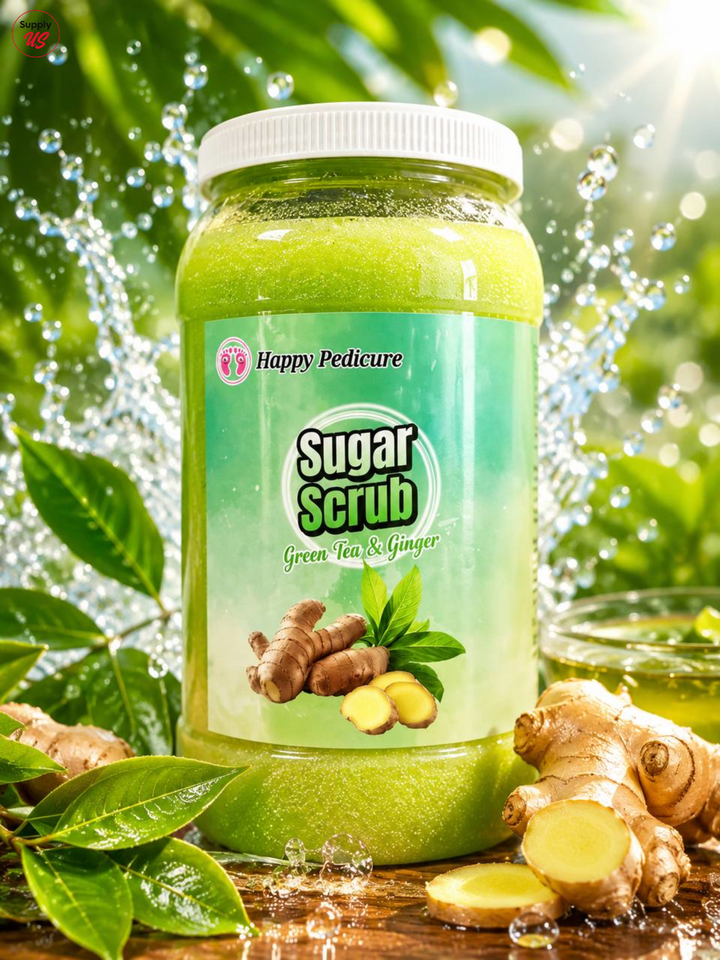 Happy Pedicure Sugar Scrub Gal - Grean Tea &amp; Ginger