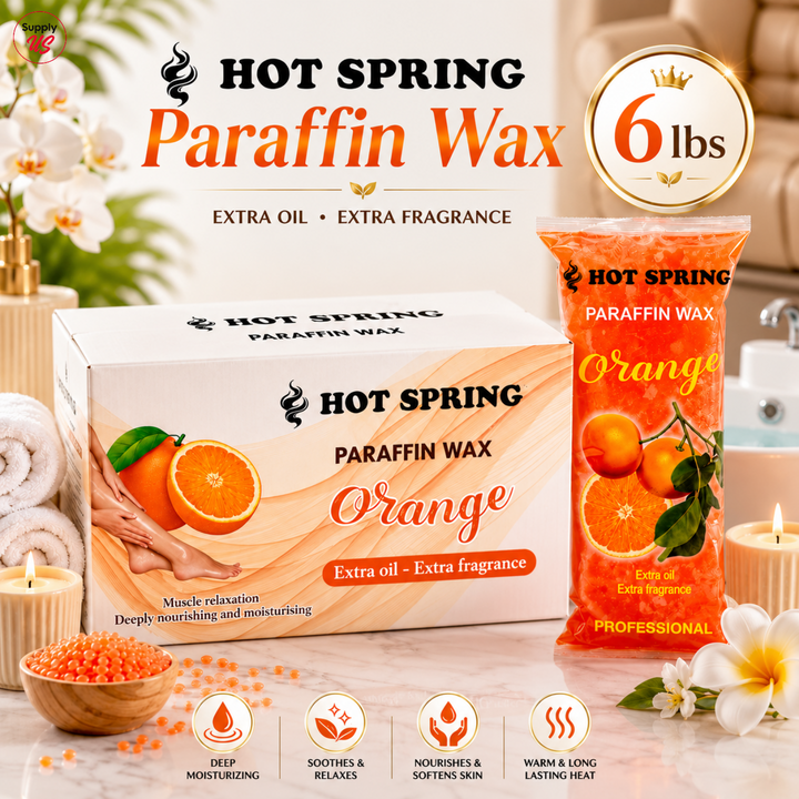 Hot Spring Premium Paraffin Wax - ORANGE