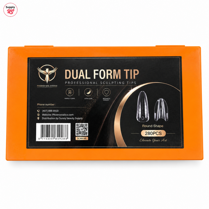 Phoenix Sandwich Dual Forms tips - Round Shape - 14 sizes 280pcs/box - 