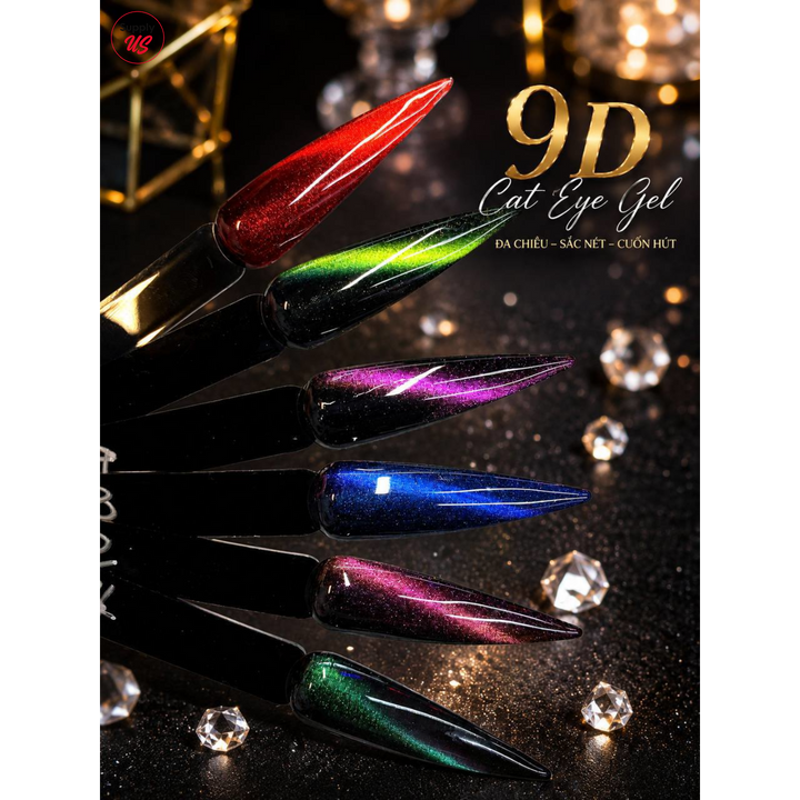 AEON Cat Eye 9D &amp; 24D (12 Colors) Galaxy Effect - FREE 1 SET HANG WATER DROP + RING MAGNET - LIMITED TIME ONLY
