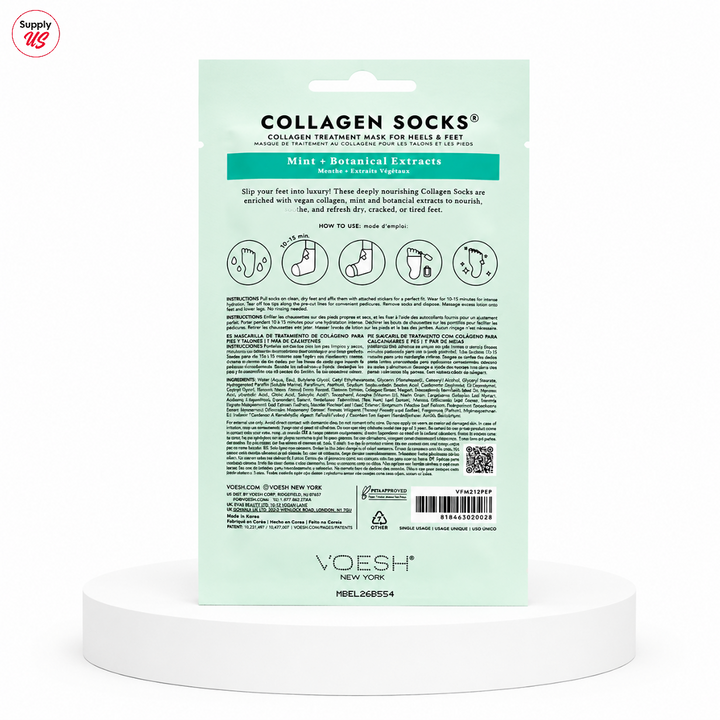 VOESH Collagen Socks with Peppermint (VEGAN)