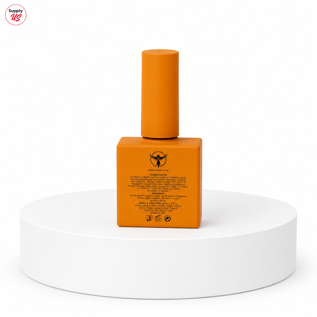 Phoenix - Flexi Gel Top Base HEMA TPO FREE (Super Base) - Kit 8oz Free 6 (0.7oz)