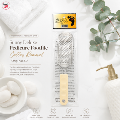 Sunny Deluxe Pedicure Footfile Callus Removal - Original 3.0