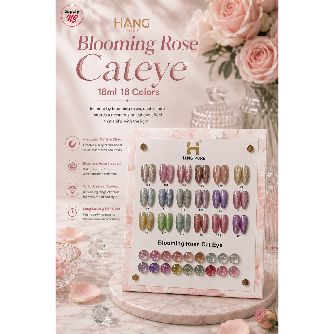 HANG Blooming Rose Cateye 18ml 18 Colors