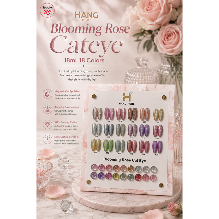 HANG Blooming Rose Cateye 18ml 18 Colors