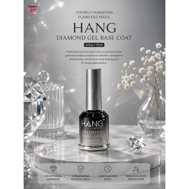 HANG Diamond Gel Base Coat 0.5oz - Buy 5 Free 1 Hover Image