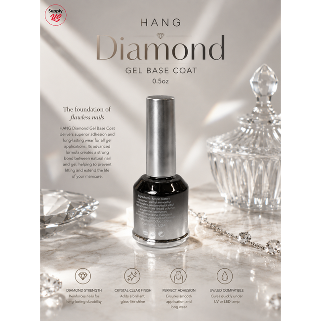 HANG Diamond Gel Base Coat 0.5oz - Buy 5 Free 1 Main Image