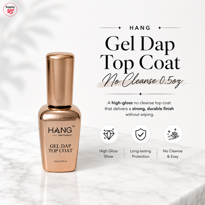 HANG Gel Dap Top Coat No Cleanse 0.5oz