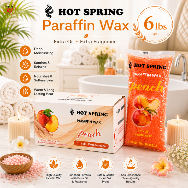 Hot Spring Premium Paraffin Wax - PEACH (36 Lbs)