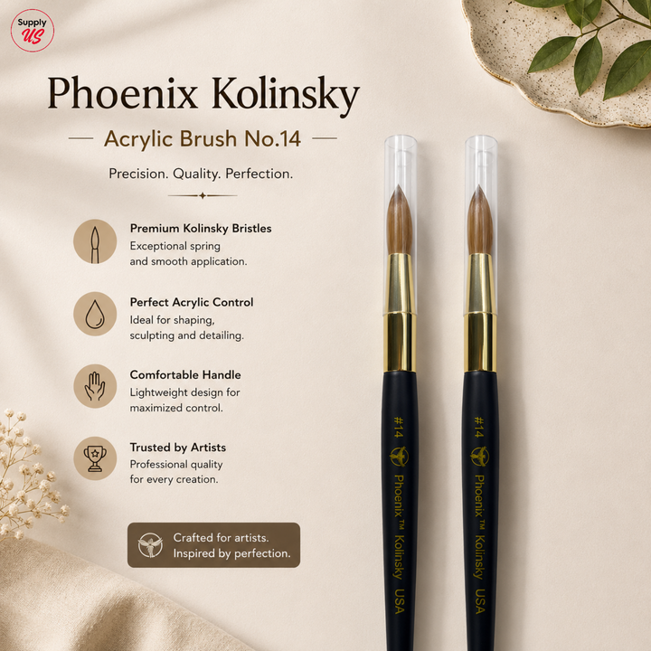 Phoenix Kolinsky Germany Acrylic Brush No.14