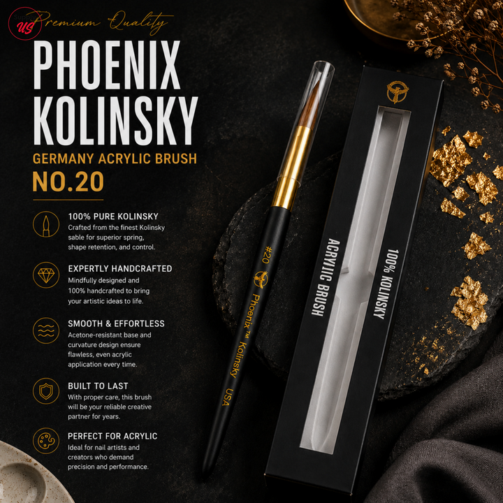 Phoenix Cordless Led Lamp (Free Phoenix Acrylic Brush + Top Base Gel)