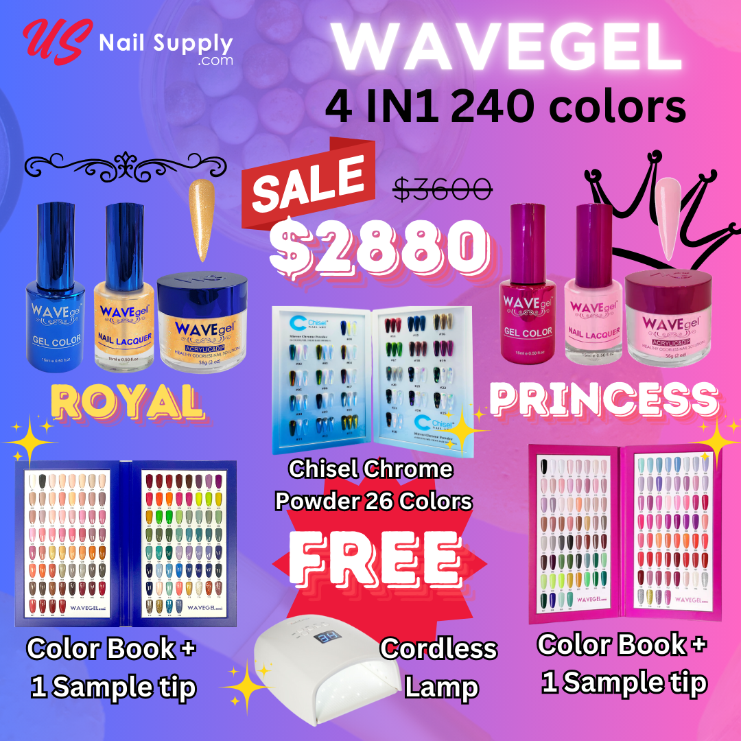 Wavegel 4in1 Royal + Princess Collection 240 Colors Deal