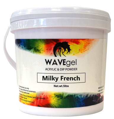 Wave Dip &amp; Acrylic Powder - Milky French 5lb