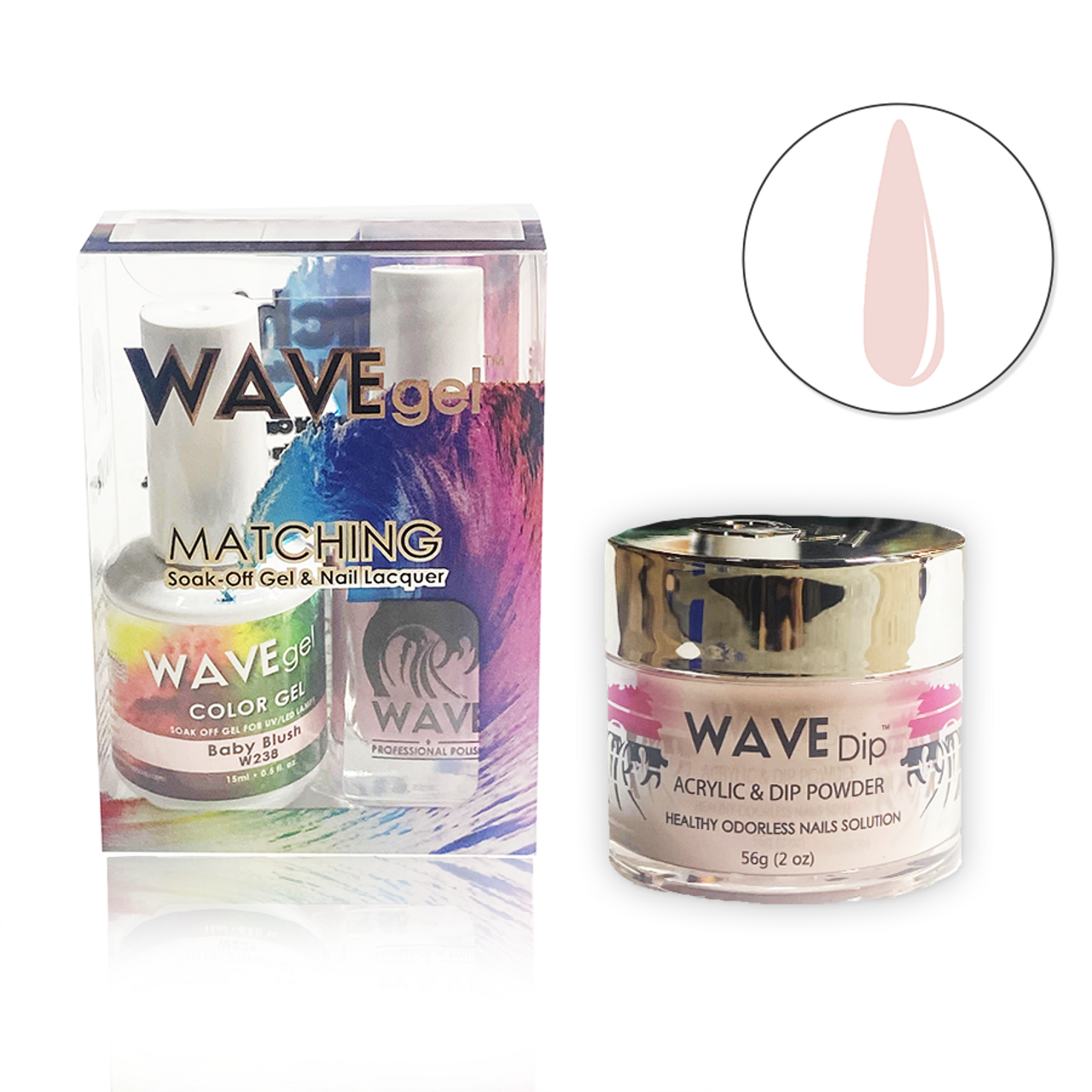 WAVEGEL 3IN1 MATCHING (GEL+LACQUER+DIP) - #232(W232) Daniella Blast