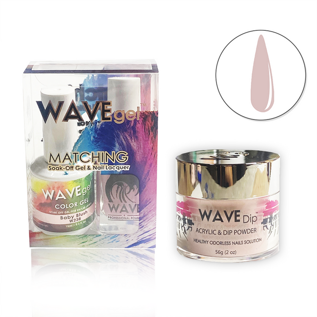 WAVEGEL 3IN1 MATCHING (GEL+LACQUER+DIP) - #237(W237) Mellow Coral Hover Image