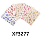FOIL STICKER WITH GLUE 5PCS/BAG