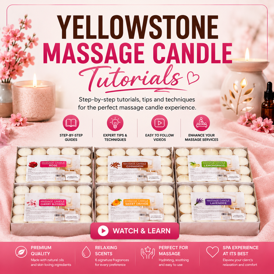 Yellowstone Massage Candle Professional Tutorial