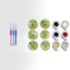 Chisel Painting Gel Kit - 6 Color x 10 ml/color + 3 Design 3D Brushes
