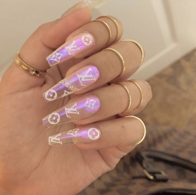Foil Logo Nail Art (set of 10)