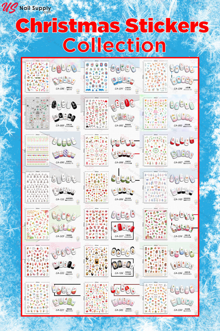Combo 22 pcs Christmas Stickers