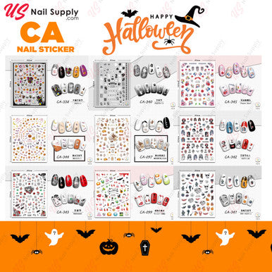 Halloween Nail Stickers ( Set of 9 )